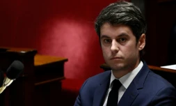 Le Premier ministre Gabriel Attal lors d'une séance de questions au gouvernement à l'Assemblée nationale à Paris le 26 mars 2024