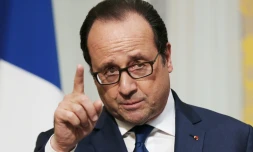 François Hollande à Alancçon, le 4 mai 2017