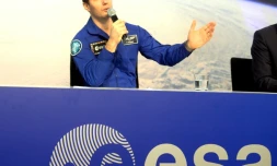 L'astronaute français Thomas Pesquet, le 6 juin 2017 à Cologne en Allemagne