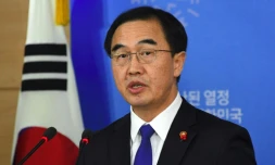 Le ministre sud-coréen de l'Unification, Cho Myoung-Gyon, le 2 janvier 2018 à Seoul