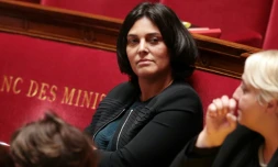 La ministre du Travail Myriam El Khomri à l'Assemblée nationale le 13 octobre 2016
