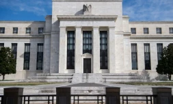Le bâtiment de la banque centrale américaine, la Réserve fédérale (Fed), à Washington, le 16 mars 2022. La Fed devrait relever ses taux le 4 mai pour tenter de contrôler l'inflation record.