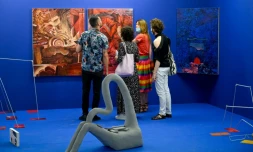 Au salon international d'art contemporain Art-o-rama à Marseille, le 27 août 2021