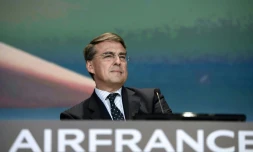 Le PDG d'Air France-KLM, Alexandre de Juniac, le 21 mai 2015 à Paris