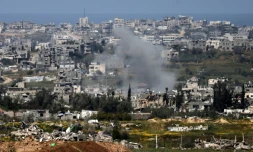 Frappe israélienne sur la bande de Gaza, le 30 mars 2025