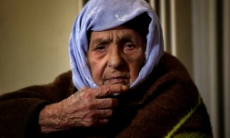 Laila Saleh, à AthÚnes, le 15 décembre 2017