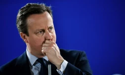 Le Premier ministre David Cameron lors d'une conférence de presse le 28 juin 2016 à Bruxelles