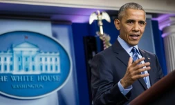 Le président américain Barack Obama à Washington, le 16 décembre 2016