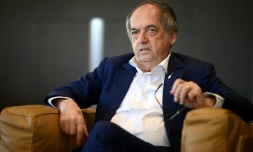 Le président de la Fédération française de football Noël Le Graët, le 8 mars 2021 à Paris