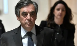 François Fillon arrive à son procès à Paris le 24 février 2020