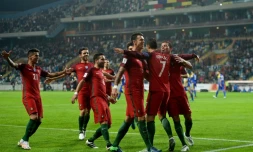 Le Portugal de Cristiano Ronaldo (un quadruplé) a dominé Andorre à Aveiro, le 7 octobre 2016