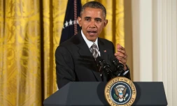 Le président américain Barack Obama, le 7 octobre 2015 à la Maison Blanche, à Washington