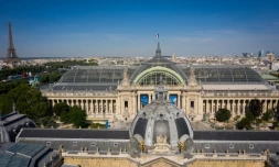 Vue aérienne du Grand Palais, le 8 juillet 2019 à Paris