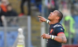 Le centre Gaël Fickou, auteur du premier essai français à Rome, le 11 mars 2017