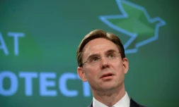 Le vice-président de la Commission européenne, Jyrki Katainen à Bruxelles, le 7 juin 2017