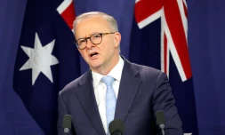 Le premier ministre australien Anthony Albanese à Sydney le 10 juin 2022