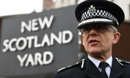 Le commandant de l'antiterrorisme de Scotland Yard Mark Rowley lors d'un point presse, le 23 mars 2017 à Londres