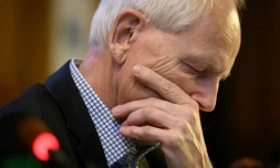 Ulrich Gantz dont le père a appartenu aux Einsatzgruppen participent le 17 janvier 2019 à Lausanne à une réunion organisée par la CICAD 