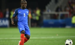 Le milieu de terrain français Ngolo Kanté face à l'Albanie lors de l'Euro, le 15 juin 2016 à Marseille