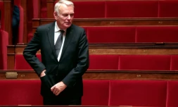 Le député PS et ex-Premier ministre français Jean-Marc Ayrault à l'Assemblée nationale à Paris, le 4 novembre 2015