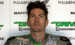 Le pilote américain Nicky Hayden, le 2 mai 2014 à Jerez de la Frontera