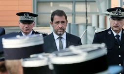 Le ministre de l'intérieur Christophe Castaner à Albi, le 19 octobre 2018