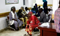 Des patients dans un centre de traitement du cancer à Khartoum le 25 juillet 2017