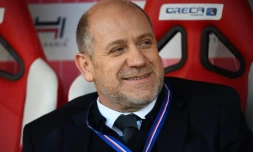 Le directeur sportif du PSG Antero Henrique lors du déplacement à Reims le 24 mai 2019