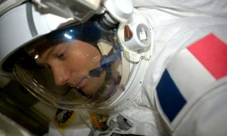 Photo d'archives de Thomas Pesquet, de l'Agence Spatiale Européenne et de la Nasa, prise le 25 mars 2017