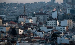 Vue générale de Gaziantep en Turquie, le 25 février 2021