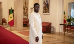 Le président sénégalais Bassirou Diomaye Faye au palais présidentiel à Dakar le 28 novembre 2024