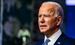 Le président américain élu Joe Biden lors de l'annonce de son cabinet à Wilmington, dans le Delaware, le 24 novembre 2020