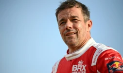 Sebastien Loeb à Djeddah, en Arabie Saoudite, le 31 décembre 2020