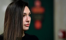 Jessica Mann arrive au tribunal de Manhattan pour témoigner dans le procès d'Harvey Weinstein