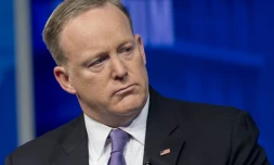 Le porte-parole de la Maison Blanche, Sean Spicer, à Washington, le 12 avril 2017