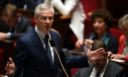 Le ministre de l'Economie Bruno Le Maire à l'Assemblée nationale, le 17 octobre 2018 à Paris