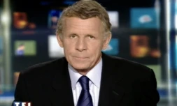Capture d'écran réalisée le 09 juin 2008 de Patrick Poivre d'Arvor présentant le journal télévisé de TF1