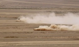 Lors d'exercices militaires conjoints entre la Jordanie et les Etats-Unis, en mai 2016 prĂšs de la capitale Amman