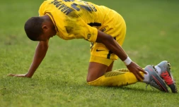 Kylian Mbappé, l'autre recrue vedette du Paris Saint-Germain, le 23 septembre 2017 lors du match nul et vierge à Montpellier