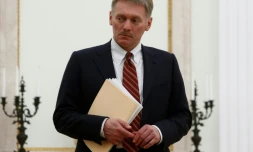 Le porte-parole du Kremlin, Dmitri Peskov, le 27 mars 2017 à Moscou