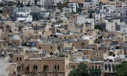 Vue de la Vieille ville d'Hébron, le 29 juin 2017