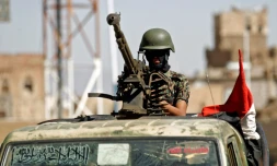 Les forces de sécurité yéménites à Sanaa, le 22 janvier 2017