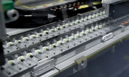 Une unité de production d'adjuvant pour le vaccin du Covid-19 de GlaxoSmithKline, à Saint-Amand-les-Eaux, le 3 décembre 2020 dans le nord de la France 