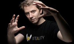 Fabien Devide, fondateur et président de l?équipe française d'eSport Vitality, lors d'une séance photo le 22 juillet 2019 à Paris