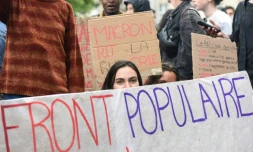 Manifestation contre le Rassemblement national à Nantes le 10 juin 2024
