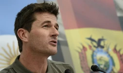 Le directeur sportif du Dakar-2016, l'Espagnol Marc Coma, avant le prologue de la course à Rosario (Argentine), le 2 janvier 2016