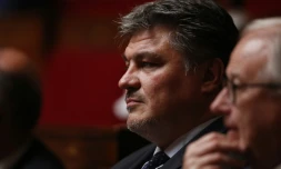 L'ancien député David Douillet à l'Assemblée Nationale, le 25 mai 2016 à Paris  
