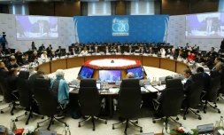 Les dirigeants au G20 à Antalya le 16 novembre 2015
