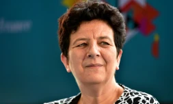Frédérique Vidal, ministre de l'Enseignement supérieur, de la Recherche et de l'Innovation à Jouy-en-Josas le 30 août 2017