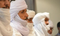 Une délégation d'Ansar Dine, le 10 juin 2016 à Ouagadougou